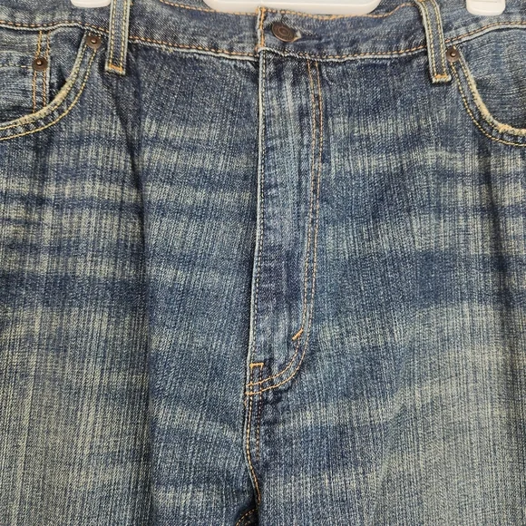Levi's Relaxed Straight Fit Men's Big & Tall Jeans Size 44x34 Non Stretch - Picture 6 of 8